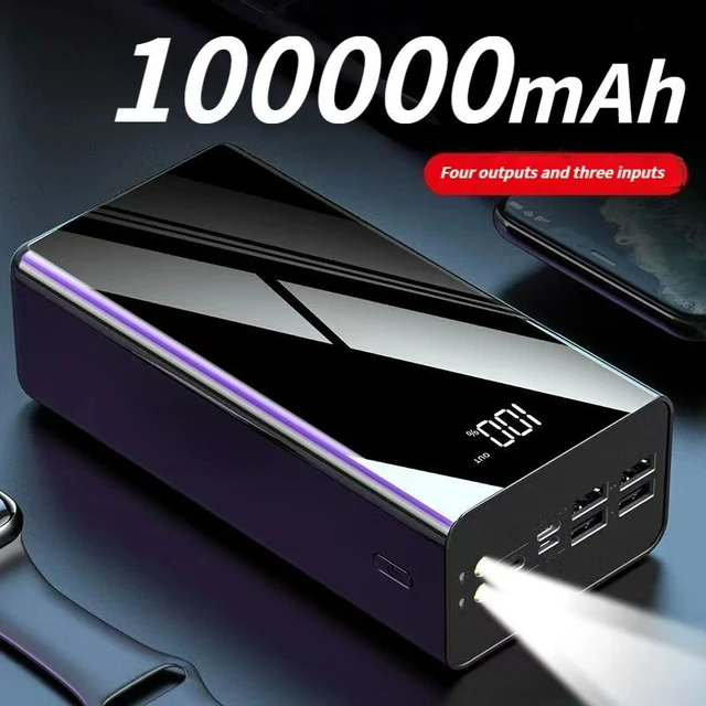 A New Type of Power Bank for Mobile Tablets 200000 mAh Mini USB Fast  Charging LED Display Portable Power Bank - AliExpress