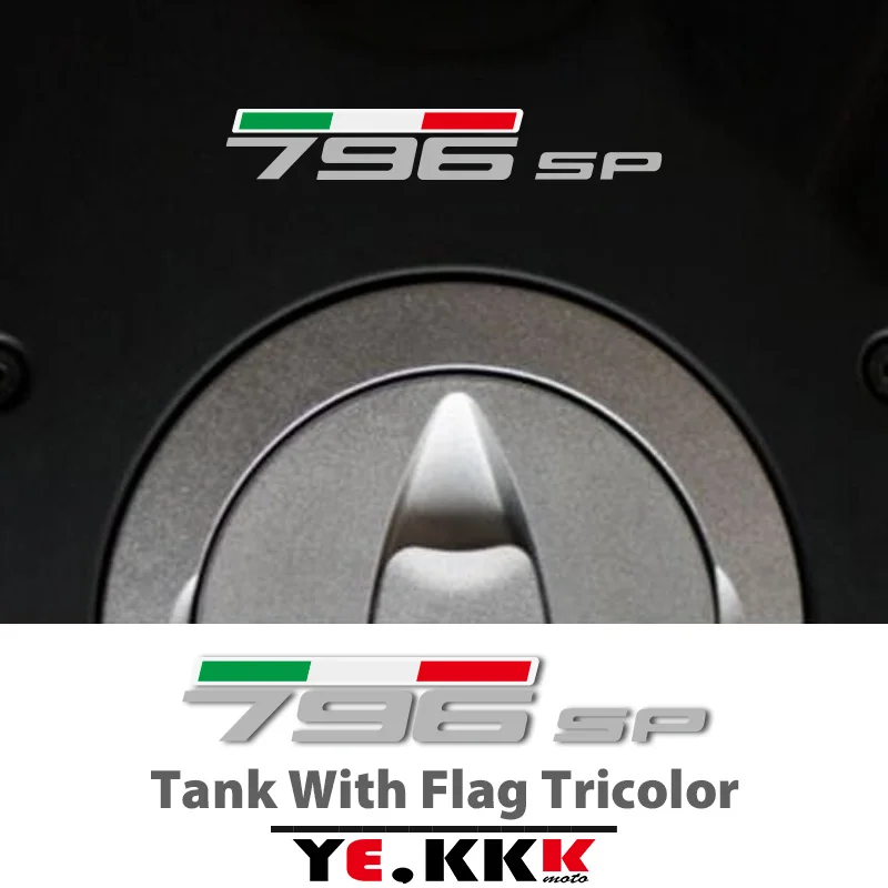 

1 Sticker For DUCATI 796 SP EVO Panigale S Monster Tank Flag Tricolor Sticker Decal Customization