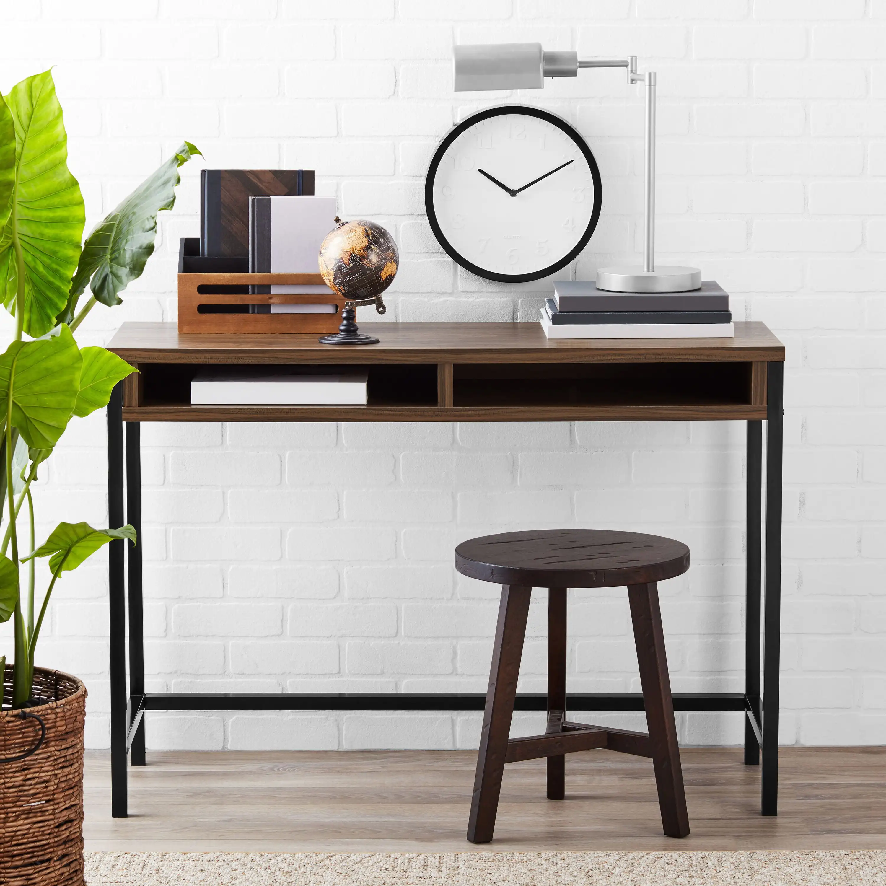 

Sumpter Park Student Desk, Canyon Walnut Home Office Furniture (US Stock)