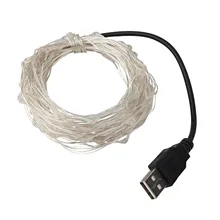 

LED Fairy Lights USB Festoon Light Living Room Bedroom Outdoor Garden Light String Holiday Decoration 1/5/10M for Parties Home
