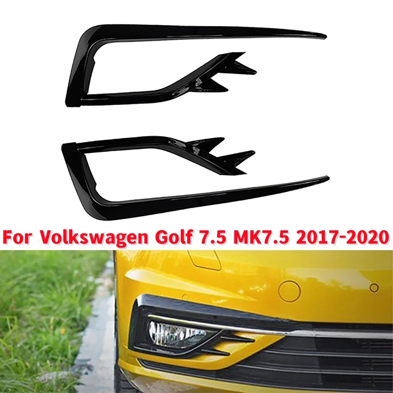 

2 шт./комплект, автомобильные передние бамперы для Volkswagen Golf 7,5 MK7.5 2017-2020