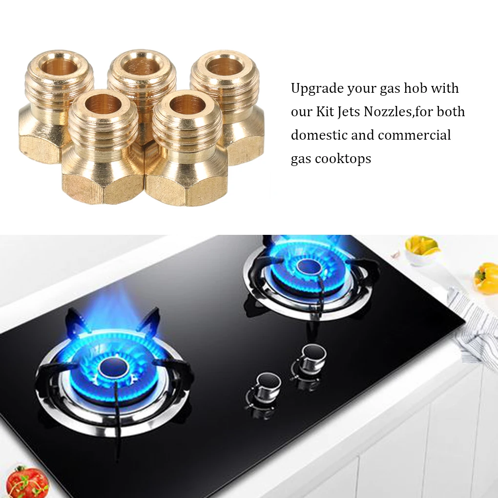 5pcs Gas Hob LPG Jets Nozzles Kit Jets - Universal Parts Fit All Makes And Models Carroll Butane G31 Kit Jets Nozzles