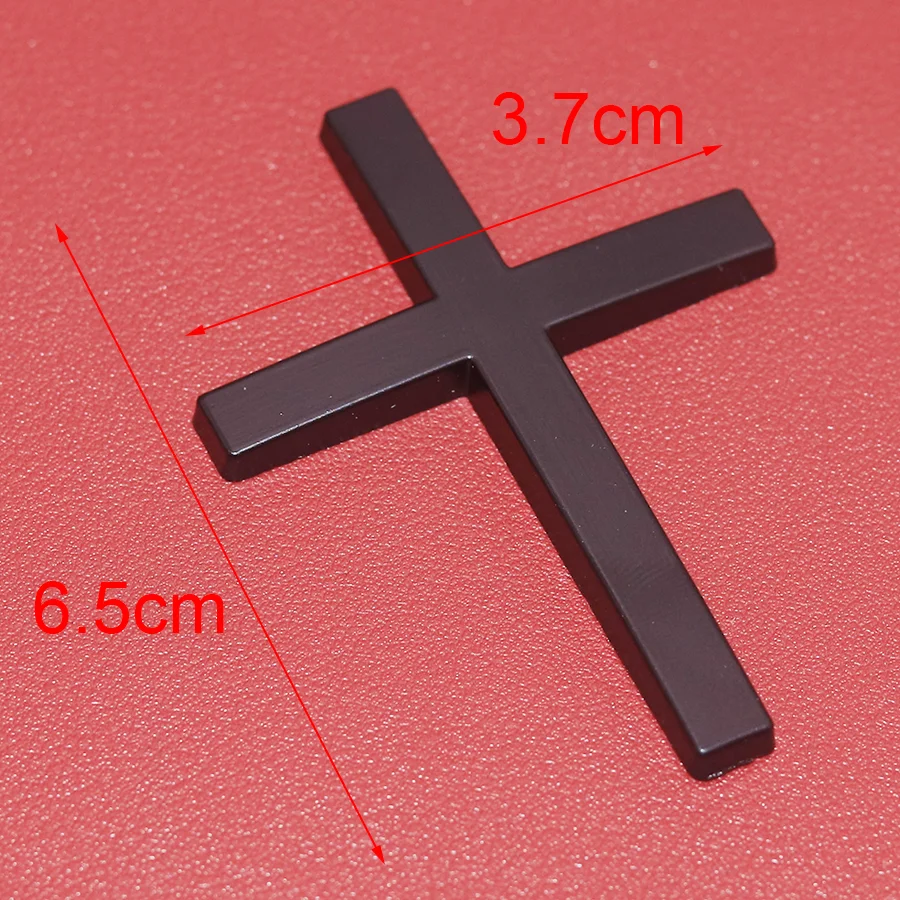Pointed Christian Crossクロームメッキプレミアムメタル車トラックreligousエンブレム Vitalitafisio Com Br