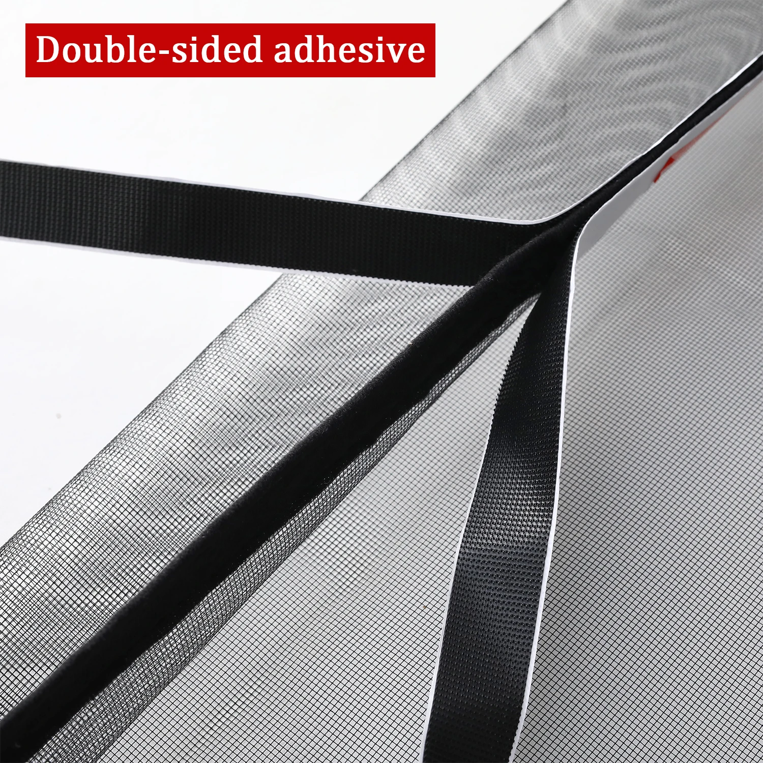 접착식 창문 모기장 양면 사용 가능 방충망, 여름 모기 방지 스크린, 청소가 간편한 창문 스크린