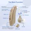 Rechargeable Hearing Aid for Seniors With Noise Reduction, Hearing Aid for Hearing Loss, Sound Amplifier With Volume Control 3