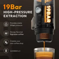 Portable Electric Espresso Machine Travel Coffee Maker for Camping 3 in 1 Self-Heating for Ground Coffee & DG NS Capsule Pods 4
