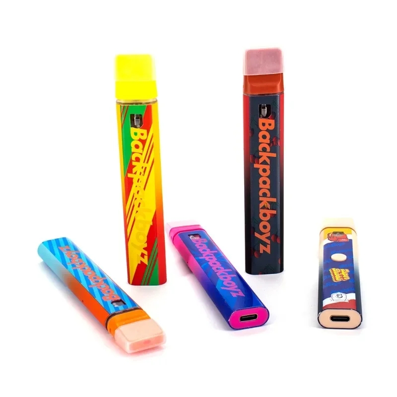 

10pcs Backpackboyz Vape Pens 1ml Pod Kits 280mah Battery E Cigarettes Empty Cartridge Thick Oil Vaporizer with Paper Box Packing