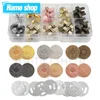 20sets/lot 10mm-18mm Magnetic Buttons Bags Clasp Snaps Magnet Automatic Adsorption Thin Wallet Button DIY Sewing Craft With Box 1