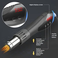 Home HotAir Machine DIY Using Temperatures Adjustable Heat Machine Portable Handheld Hot Air Machine Shrink Plastics DIY Tools 2