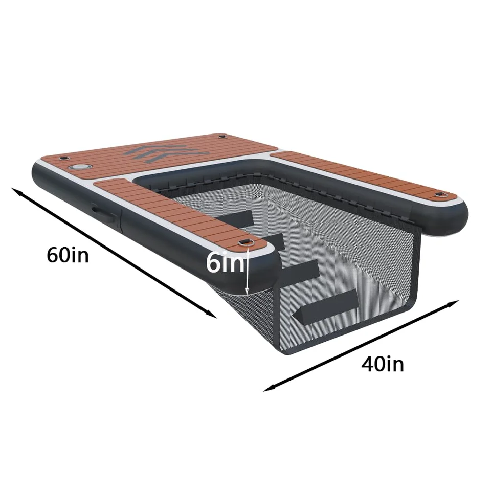 Inflatable Dog Ramp Portable Pup Plank Dog On Water Ramp For Dog Pets Pool, Lake - View #2