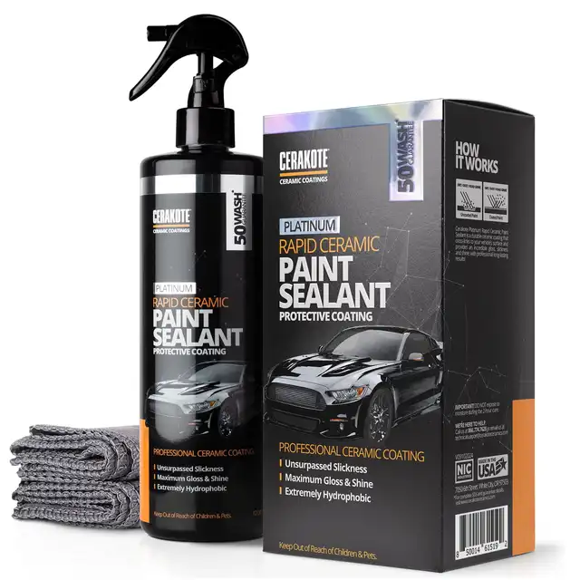 Cerakote Platinum Rapid Ceramic Paint Sealant Spray, Ceramic Coating for Cars - 12 fl oz 1