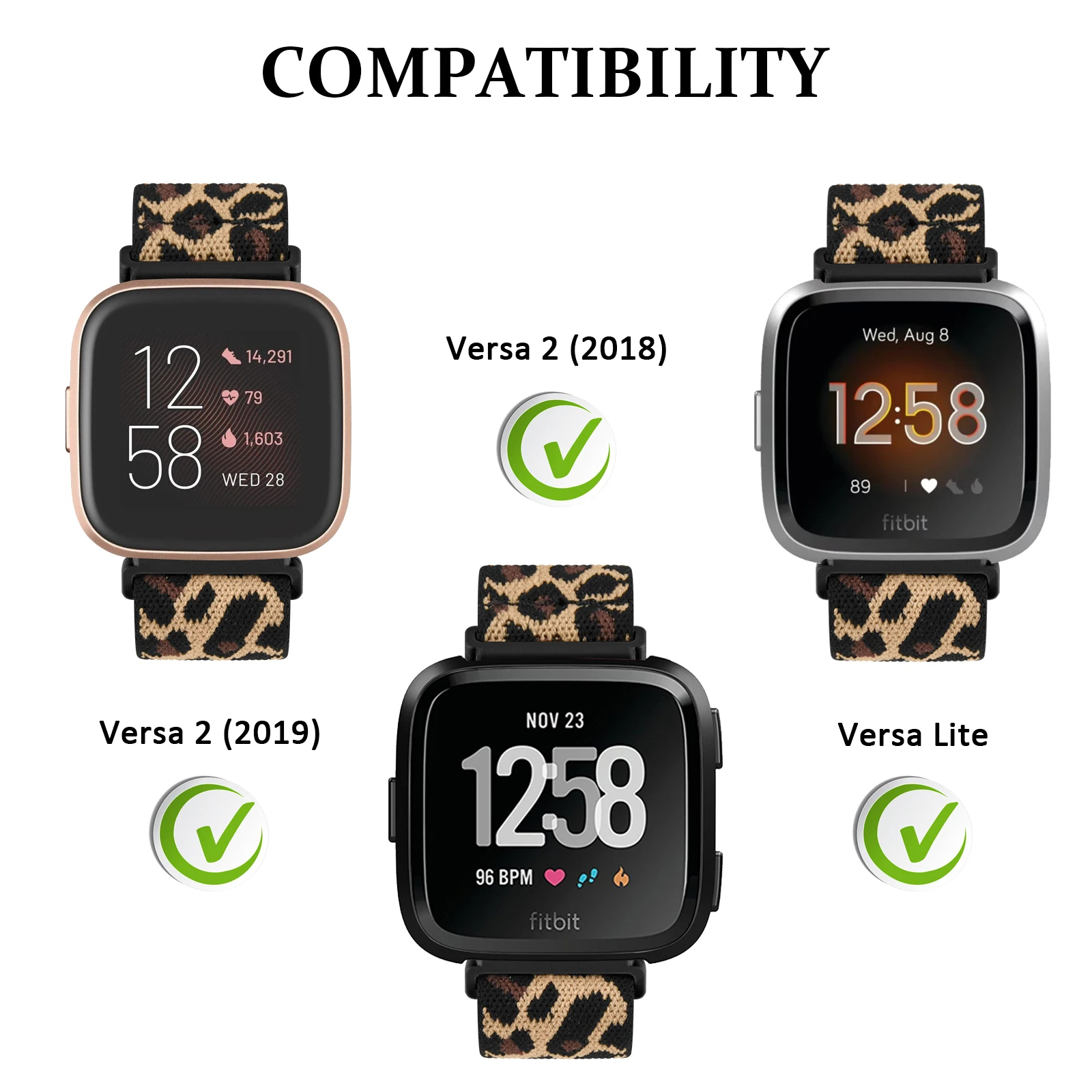 Breathable Nylon Loop Elastic Strap for Smart Watches – Soft Sport Replacement Band