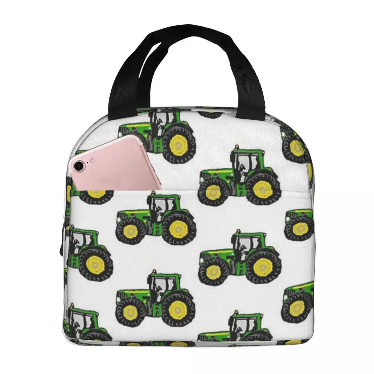 

Tractor Insulated Lunch Bags Leakproof Picnic Bags Thermal Cooler Lunch Box Lunch Tote for Woman Work Kids School