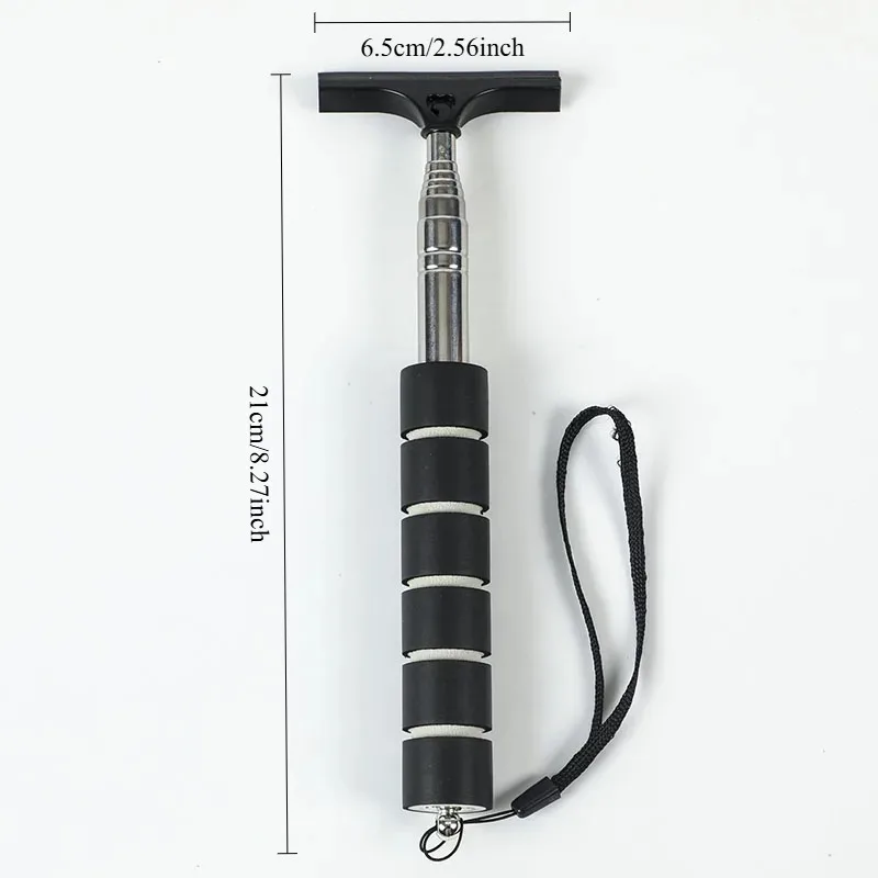 Car Window Cleaning Brush Rearview Mirror Wiper Cleaning Tool Auto Glass Mist Cleaner Scraper Car Accessories Handle Telescopic