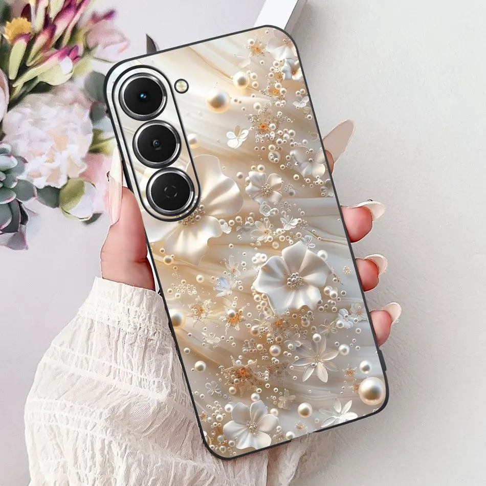 Elegant Floral Butterfly Phone Case - Soft Silicone TPU Cover