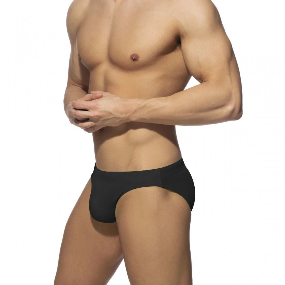 

Men's Swim Briefs beach pants Surfing bathing Low-waist Sexy Surfboard Solid Color Swimwear Padded Push-up Swimming swimsuits
