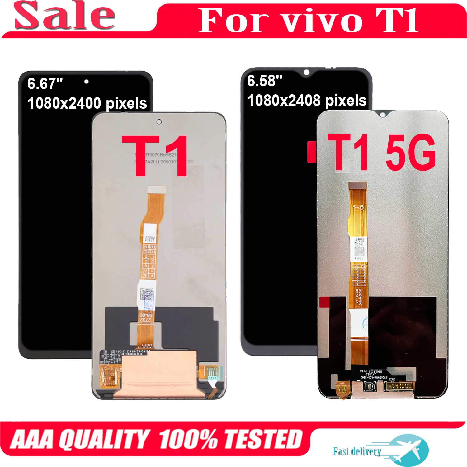 Originele Voor Vivo T1 5G V2141 V2157 Lcd Touch Screen Vervanging Digitizer Vergadering Voor VivoT1 Lcd