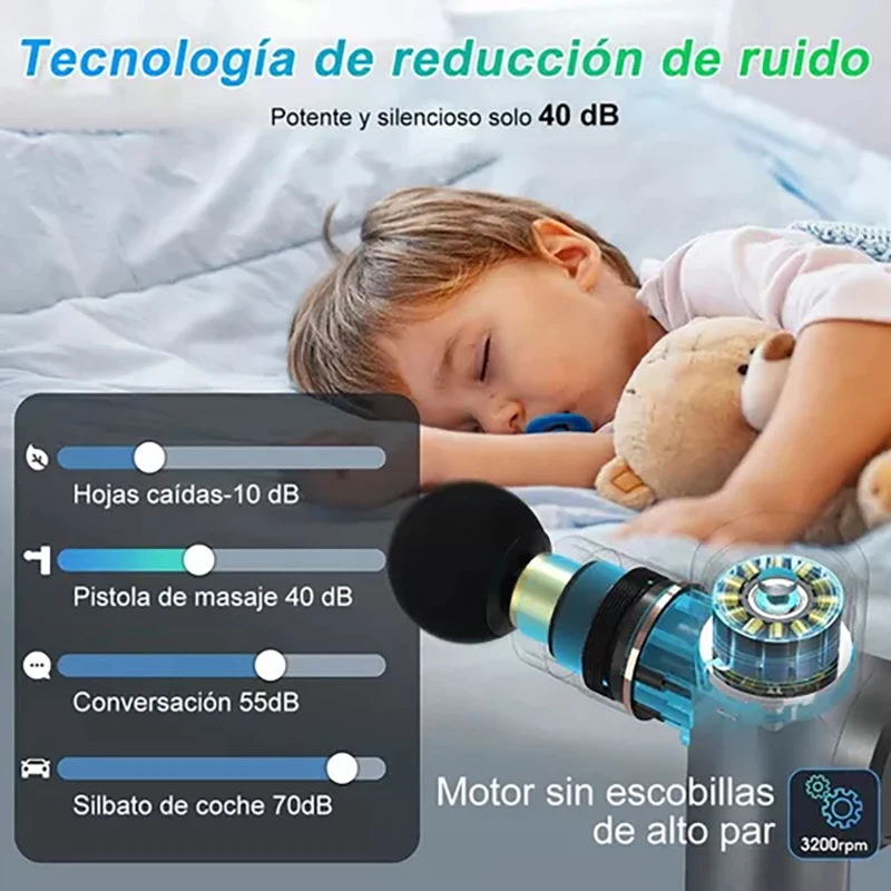 Mini Massage Gun Deep Muscle Portable Fascia Gun For Body Pain Relief Massager Professional Slimming Shaping Tool Lcd_voghion.com