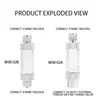 ZRDR aquarium Check Valve-Regulator Diffuser Reactor Single-Head or Dual-Head Aquarium CO2 Bubble Counter Air Pump Accessories 2