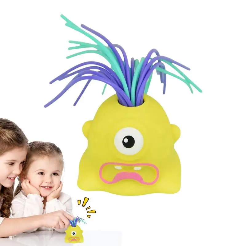 Halloween Screaming Toy Screaming Pull Its Hair Educational Puzzle Little Animal Pulls Hair Screams Fun Vent Toy New Unique