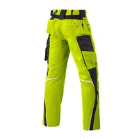 Fluorescent Cargo Pants - Reflective Stripes