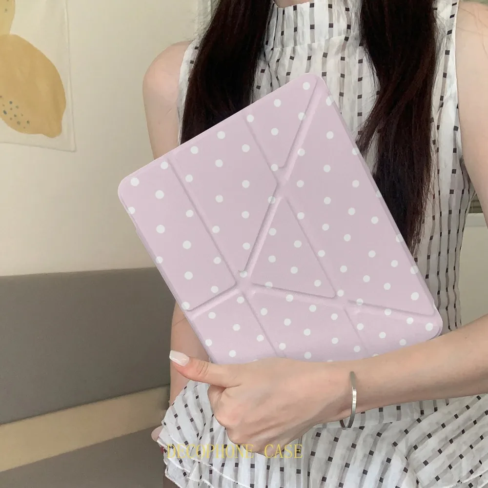 Multicolored Polka Dots Wings Wave 3+Y-Fold Design