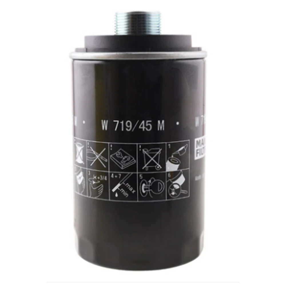 MANN FILTER W719/45M Öl Filter Für HAVAL H6 VW Eos Jetta Passat AUDI A3/4/5/6/8 Q3/5 SKODA Octavia SITZ Altea Leon L06J115403Q
