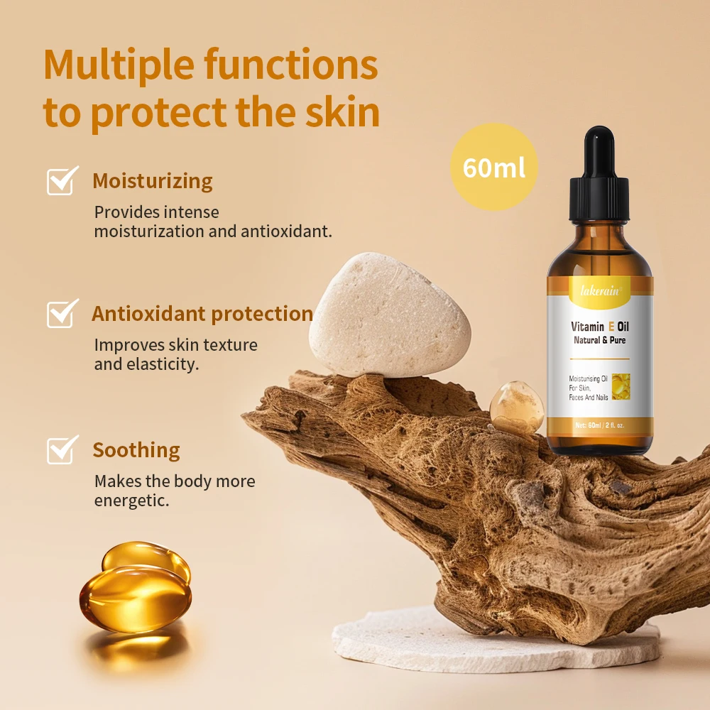 Vitamin E Oil Blend Natural Hexane Free Provides Intense Moisturization And antioxidant For Scars Skin Face &Full Body 3