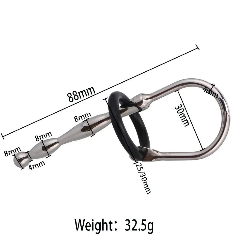 Male Masterbator Anal Sounds Urethral Dilators Catheters Stainless Steel Penis Plug Male Chastity Sex Toys for Men Erotic Sex