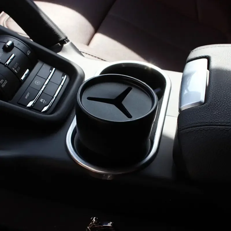 Waterproof Car Trash Can with Lid Storage Leak-proof Car Multipurpose