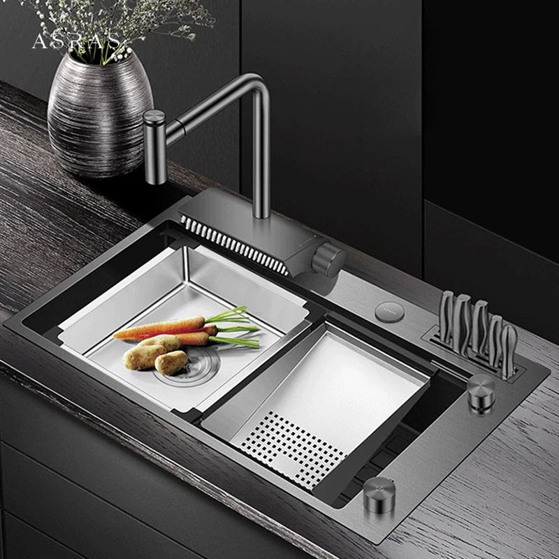 ROBINET CUISINE INOX 304 + ABS REF: EVE7011S