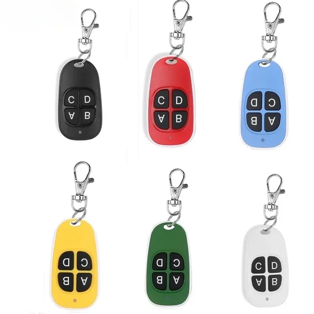 Universal 433MHz Remote Control Garage Door Opener Wireless Transmitter 4 Keys Duplicator Clone Electric Door Key Copy Remote 1