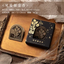 Creative Metal Scrapbooking and Journaling Clip Set for School and Office Stationery (E)