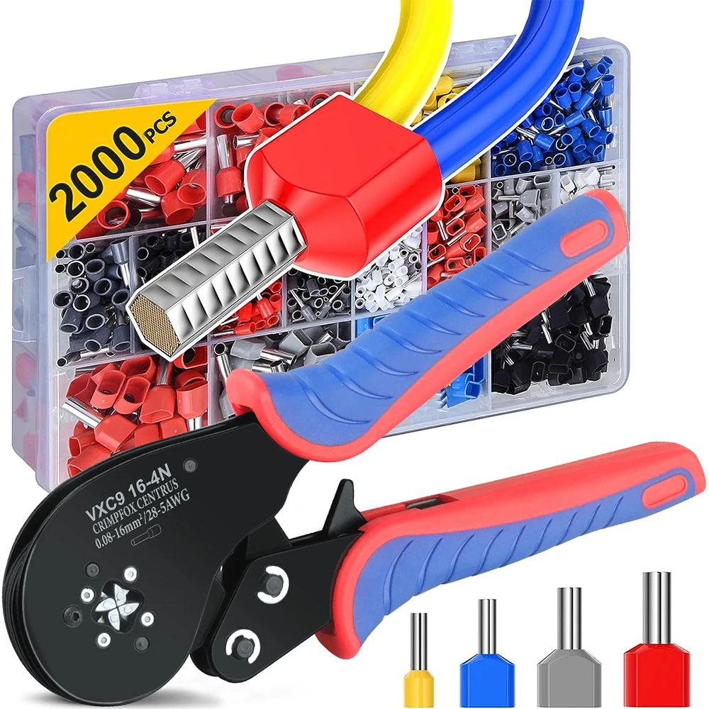 Large ferrule crimper deals