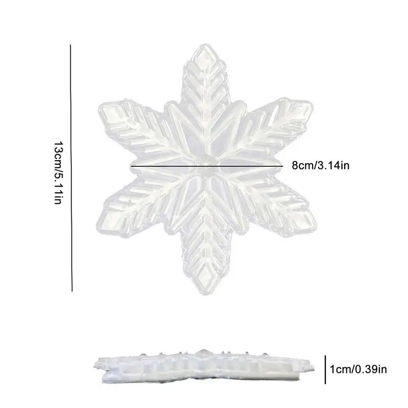 Snowboarding Stomp Pads Snowflake Shape Stomp Mat Stomp Pad Enhanced Grip Snowboarding Stomp Pads Portable 3D Raised Design For 6