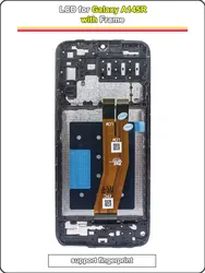 High - Quality LCD Display Touch Screen Digitizer Assembly Replacement for Samsung Galaxy A14 4G (A145R add Frame)