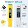 TDS Meter Digital Water Tester High Accuracy Digital 0-14 PH Meter Tester 0-9990ppm TDS&EC LCD Water Purity PPM Aquarium Filter 2