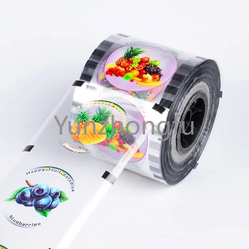 

Custom Logo Paper Plastic Cup Sealer Film for Boba Tea Cup Sealed