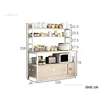 Multi-functional Cupboard Microwave Oven Storage Rack Kitchen Cabinets iron Floor Multi-layer Storage Cabinets Home Furniture K 6