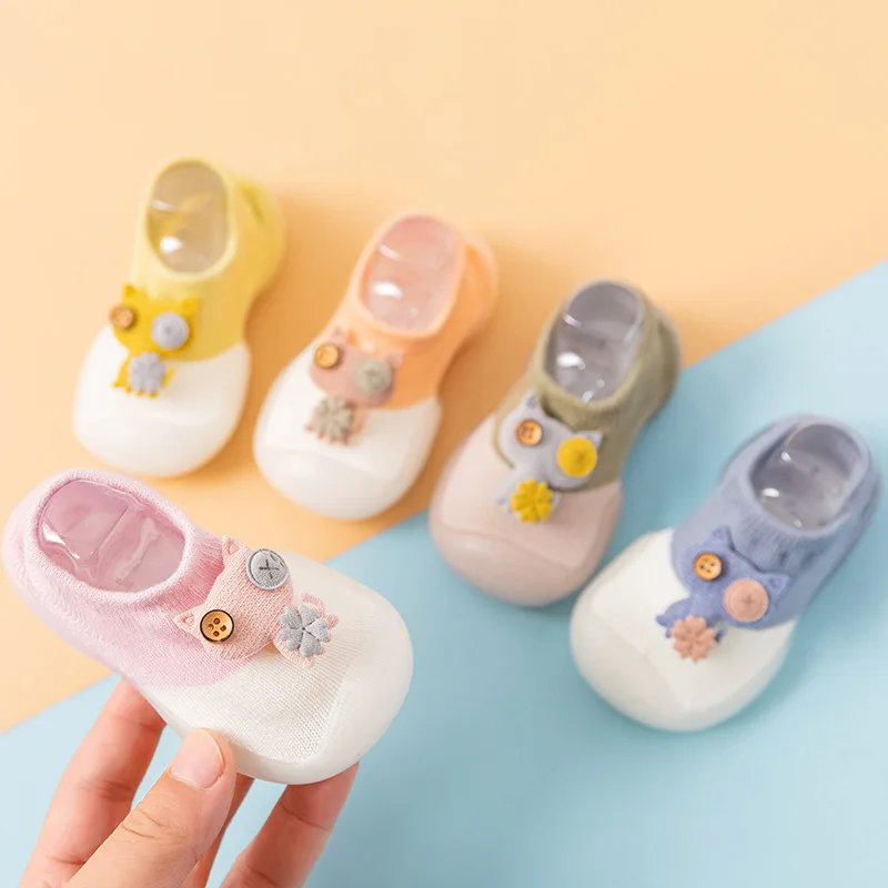 Comfy & Breathable Slip-On Shoes for Baby Boys & Girls-Perfect for First Walkers Toddlers Cartoon Baby Walking Socks