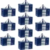 10 Pack Moving Bags, Moving Supplies, Moving Boxes, College Packing Storage Boxes with Lids Alternative, Dorm Space Saving 1