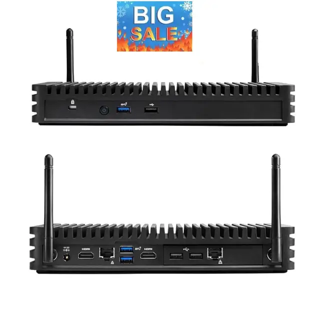 ¡Promoción! Mini PC Intel NUC BKCMCR1ABB, elemento de Chasis resistente, LAN Dual sin ventilador con procesador Intel Core i5-8365U (CM8v5CB) 1