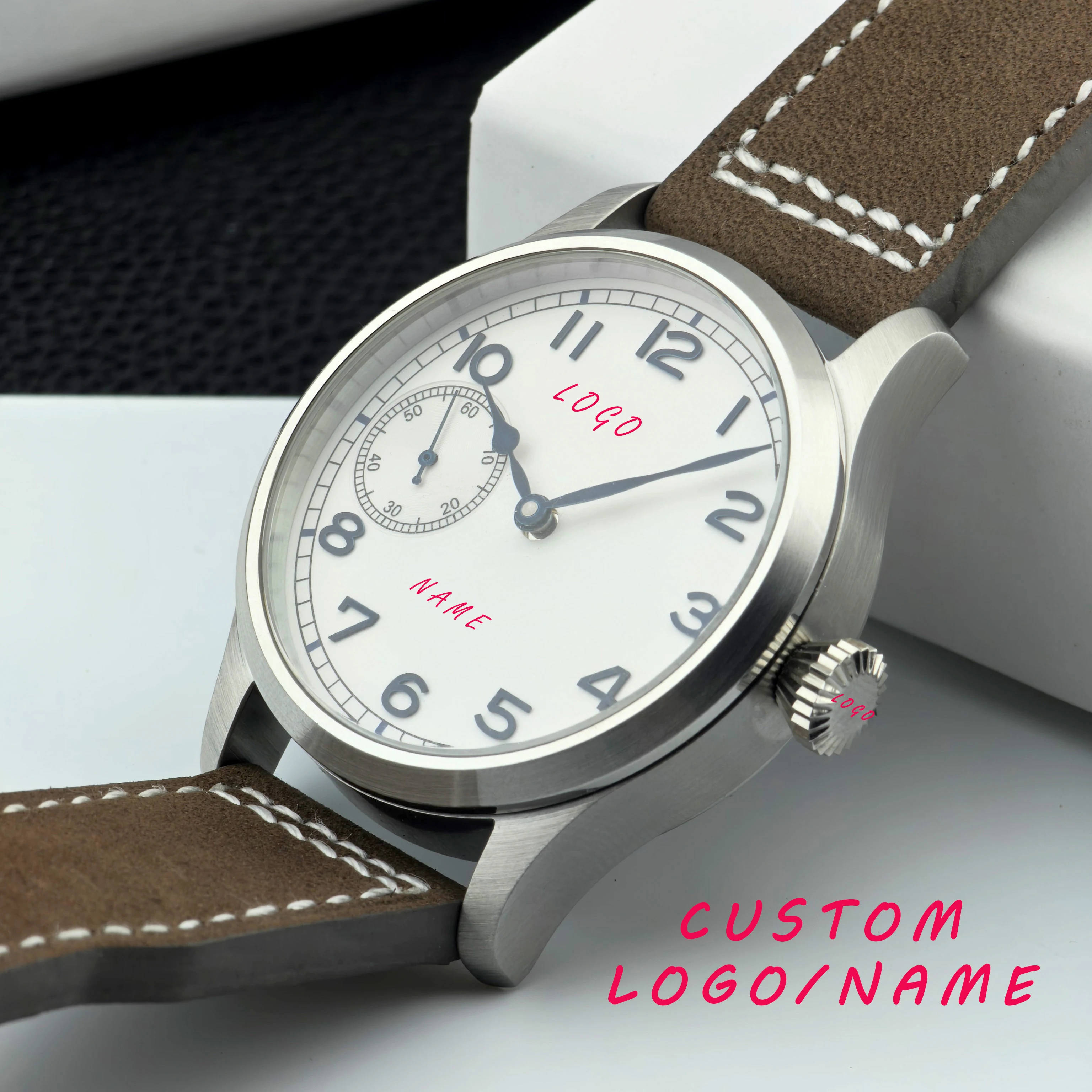 Corgeut personnalisé bricolage hommes 42mm montre de mode de luxe verre saphir St3600 mouvement 316L boîte en acier 50m résistant à l'eau reloj homb