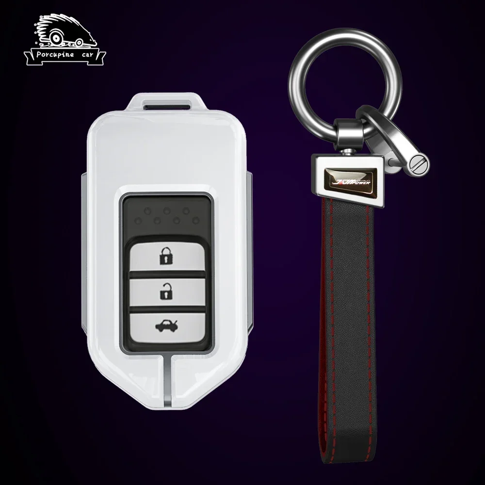 JDM PC Car Key Cover Case Shell For Honda Civic City Accord CRV CR-V XR-V Odyssey Vezel Jade Crider Fit HRV Pilot Accessories