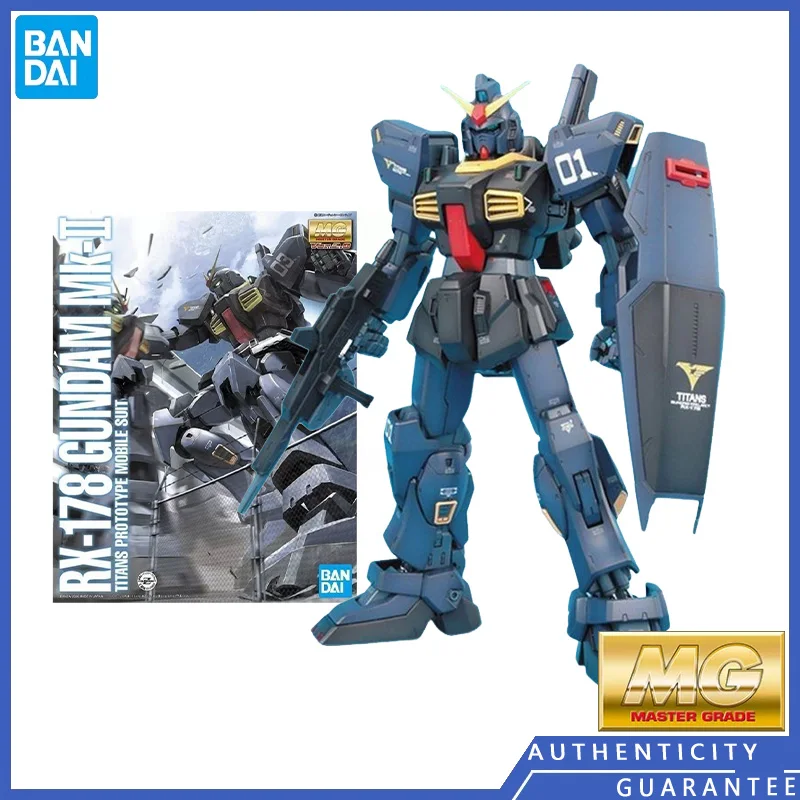 

[In stock] Bandai MG 1/100 RX-178 Gundam Mk-II Titans Peripherals Childrens Gifts Collections Model Toys Action Figures