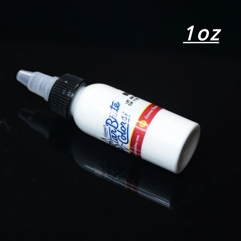 1oz/2oz/4oz Tattoo Color Fashion Fluorescent White Natural Plants Easy To Color Semi-permanent Makeup Pigments Body Art Tools