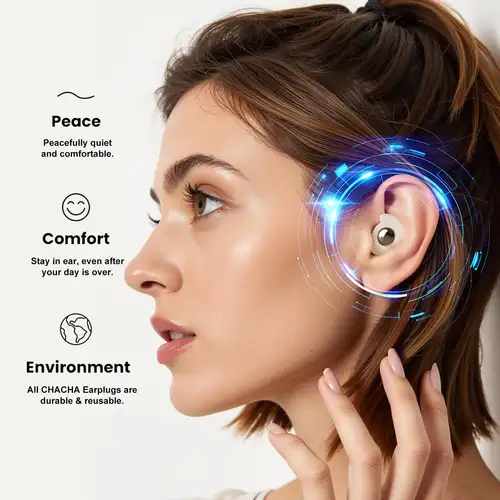 Eayburst Ear Plugs for Sleeping Noise Cancelling Reduction Soft Silicone EarPlug for Concert Travel Focus for Hearing Protection - Image 4