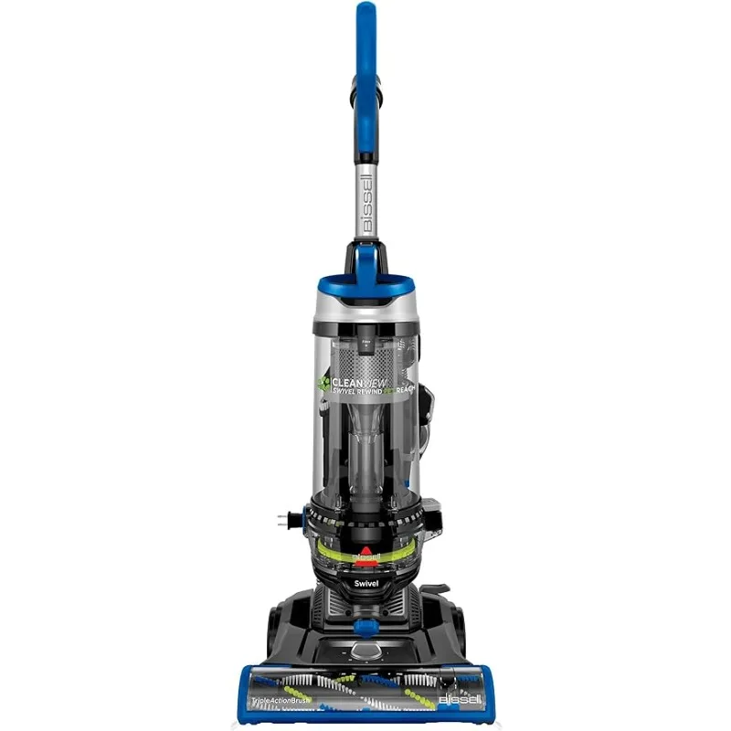 

Пылесос Bissell CleanView с поворотным механизмом, быстросъемной палочкой, поворотным рулем и автоматической перемоткой шнура