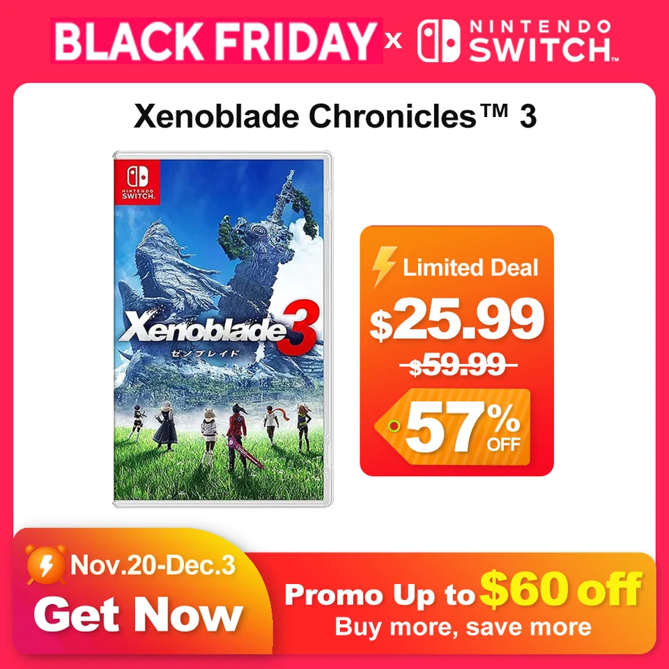 Xenoblade Chronicles 3 Nintendo Switch Game Deals 100% Official