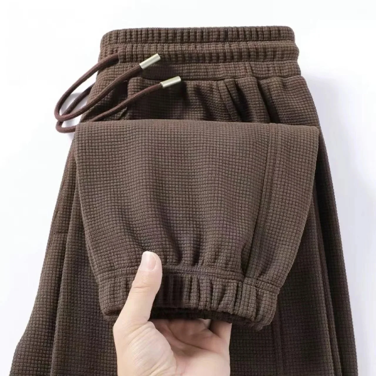 K12 ankle-tied pants dark coffee color